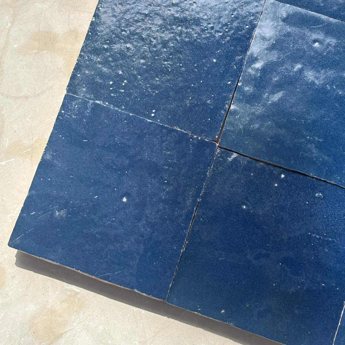 Zellige 10x10 cm, Cobalt - Billede 4