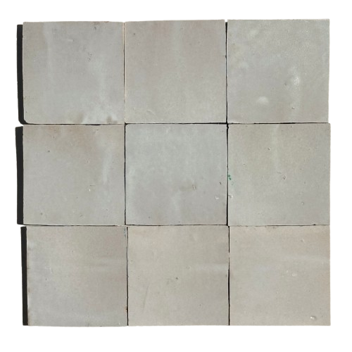 Zellige 10x10cm, Warm White