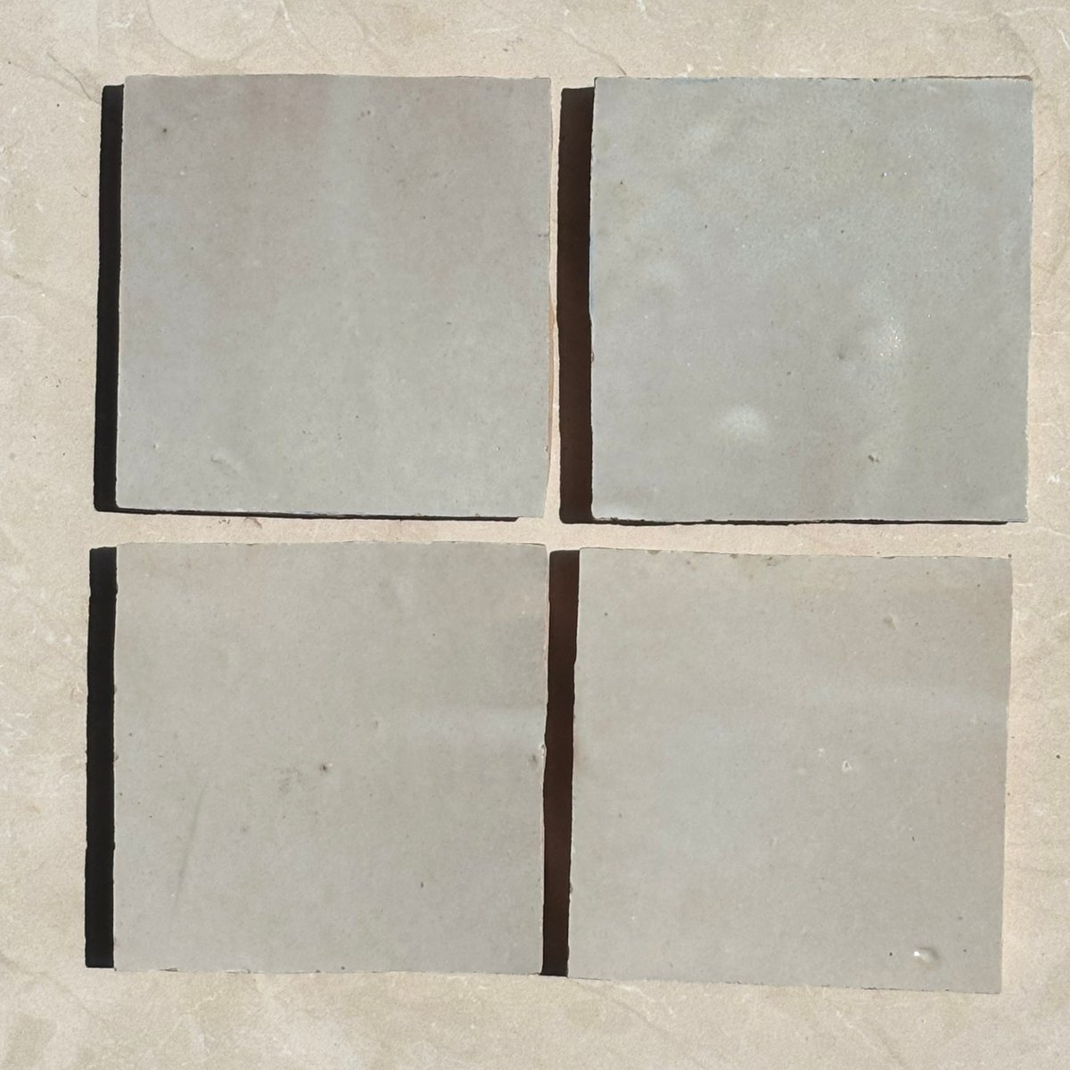 Zellige 10x10 cm, Warm White - Billede 3